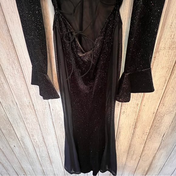 Black Glittering Long Gown - Picture 10 of 10